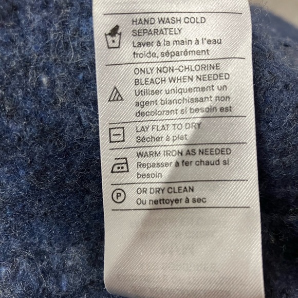 Vince pullover, short cropped, navy, M - Picture 5 of 5